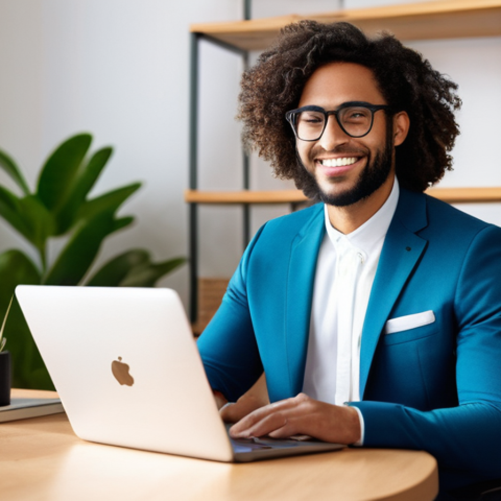 미국 기업 문화 - **Prompt for Hybrid Work and Work-Life Balance:**
    "A vibrant scene depicting a diverse group of ...