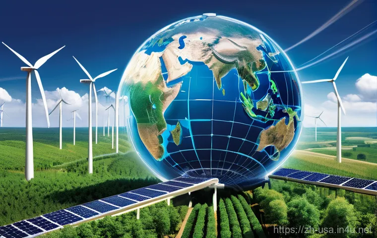 미국의 세계 경제 영향력 - **Prompt:** A vibrant, futuristic cityscape at dusk, dominated by sleek, illuminated skyscrapers tha...